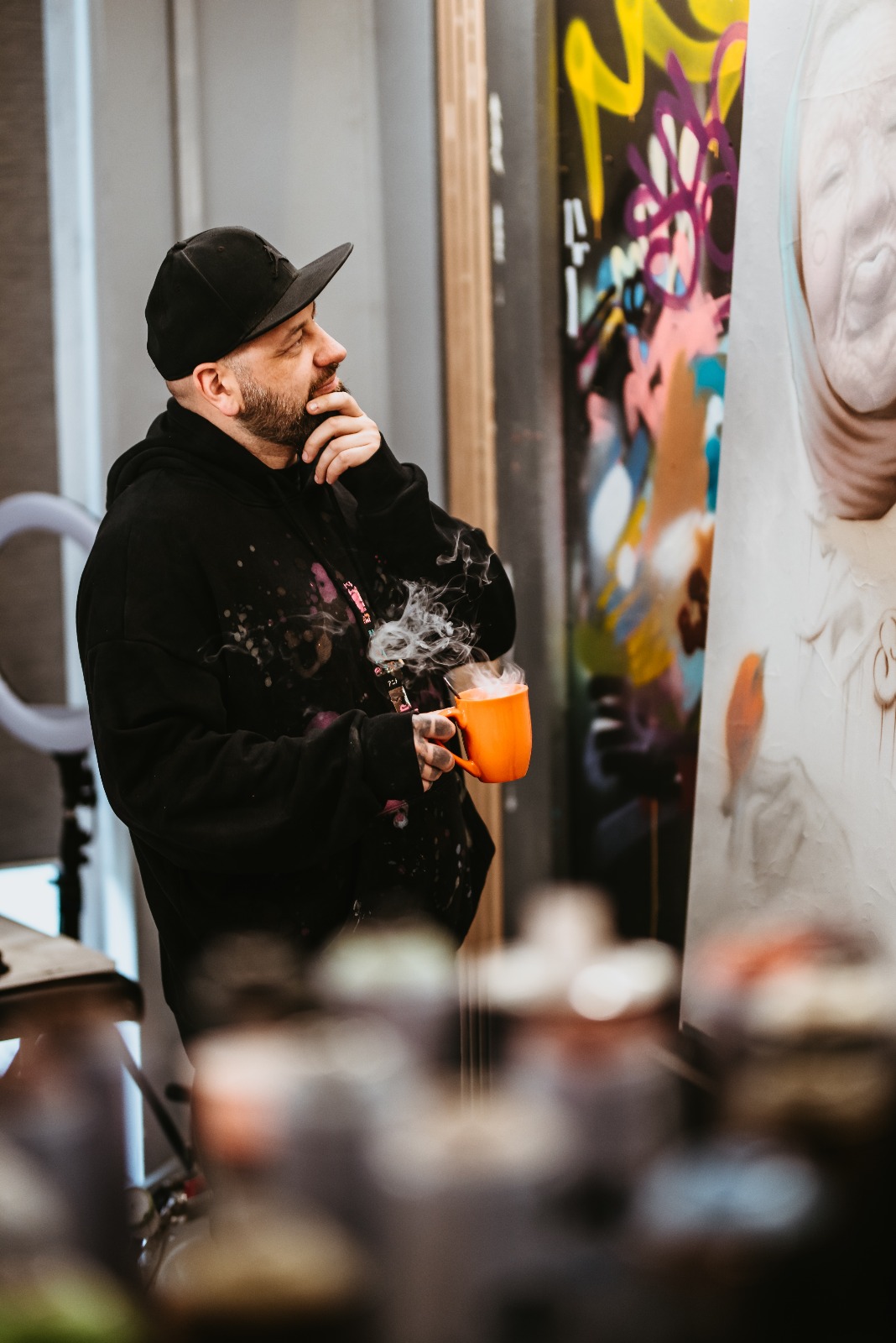MR.SOAPSKI in the studio — portrait