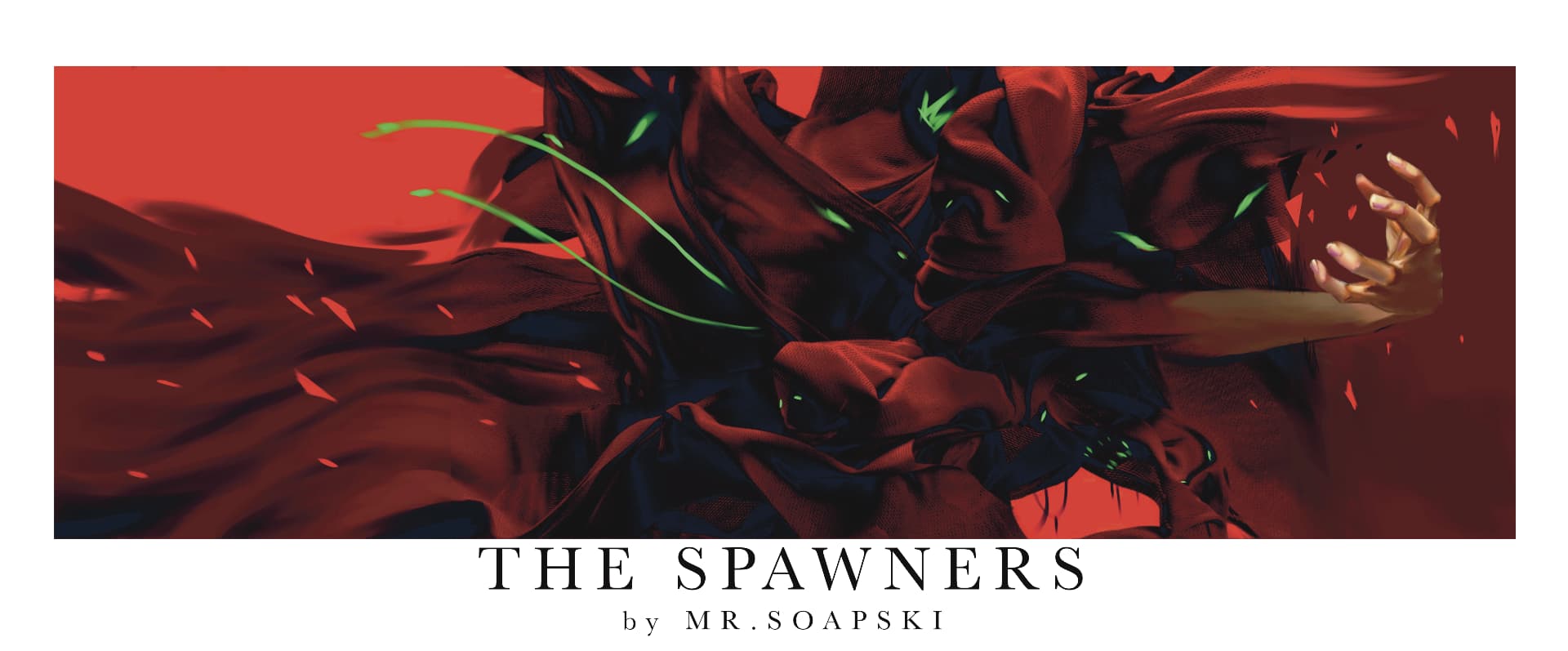 The Spawners (2026) — signed giclée print fine art print by Polish contemporary artist MR.SOAPSKI / The Spawners (2026) — sygnowany druk artystyczny giclée print, polski artysta współczesny MR.SOAPSKI